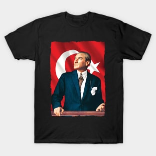 Atatürk and Flag T-Shirt
